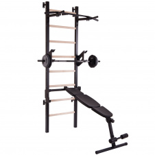 Шведская стенка-стойка с турником SP-Planeta Master Wood PRO L-2405 70х243х110см сталь дерево