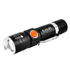 Ручной тактический фонарик X-Balog BL-616 T6 USB Black (3_03148)