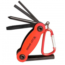 Мультитул карманный набор инструментов для велосипеда West Biking YP0719243 Red (7724-40486)