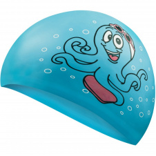 Шапочка для плавания детская Aqua Speed Kiddie Octopus Голубая