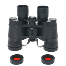 Бинокль Comet AXP104-7 (8x40) с красным фильтром черный в чехле