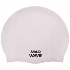 Шапочка для плавания MadWave Intensive Big M053112 Белый