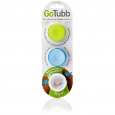 Набор контейнеров Humangear GoTubb 3-Pack Medium Clear/Green/Blue 87 мл (1054-022.0046)