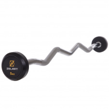 Штанга изогнутая Zelart TA-2687-5 5кг Черный