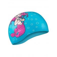Шапка для плавания Aqua Speed KIDDIE Mermaid 1784 (142-Mermaid) голубой Дет OSFM (5908217617842)