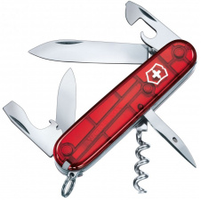 Складной нож Victorinox Spartan 91 мм 12 Красный полупрозрачный в блистере (1.3603.TB1)
