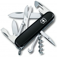 Складной нож Victorinox Climber Ukraine Черно-красный (1.3703.3.1)