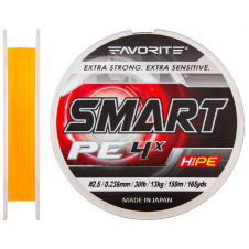 Шнур Favorite Smart PE 4x 150м #2.5/0.256мм 13кг (1013-1693.10.21)