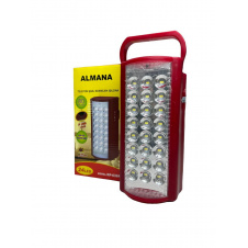 Фонарь-повербанк переносной аккумуляторный Almana KP-6324 24 LED Красный (1937276309)