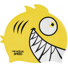 Шапочка для плавания Aqua Speed Zoo Pirana Желтый One Size (1000-246-18)