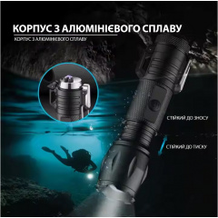 USB-Зажигалка с фонариком Solve Black KT6007902 Тячів