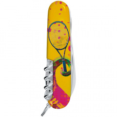Складной нож Victorinox Huntsman Zodiac Змея-теннисист 91 мм Разноцветный (1.3713_Z4300pk) Королево
