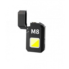 Зажигалка аккумуляторная спиральная Tiki Lovers USB 2в1 + карманный LED фонарик COB LOVERS LV-6002 (9075) Долина