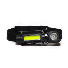 Фонарь аккумуляторный налобный HeadLight WJ-988 3W+COB3W Ворожба