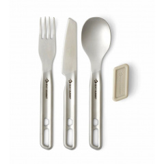 Набор столовых приборов Sea to Summit Detour Stainless Steel Cutlery Set 3 шт Серебристый (STS ACK036021-121801) Киев