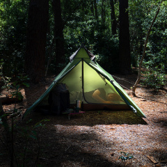 Палатка одноместная с острой верхушкой Naturehike NH17T030-L 210x210x135 см Темно-зеленый (2328781338) Винница