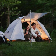 Палатка двухместная кемпинговая Naturehike CNK2300ZP024 210 x 230 x 115 см Белый (2330327759) Хуст