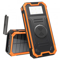 Зарядное устройство на солнечных батареях iBattery YD-888KW 30000 mAh c фонариком (2431426714) Конотоп