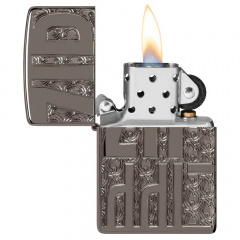 Зажигалка бензиновая Zippo Logos Design Серый (46312) Кам'янка-Дніпровська