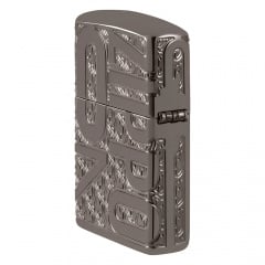 Зажигалка бензиновая Zippo Logos Design Серый (46312) Кам'янка-Дніпровська
