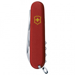 Складной нож Victorinox Huntsman Mat Красный матовый лак с желтым лого (1.3713_M0008p) Львов