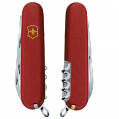 Складной нож Victorinox Huntsman Mat Красный матовый лак с желтым лого (1.3713_M0008p) Львов
