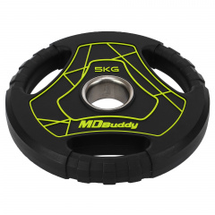 Диски полиуретановые MDbuddy TA-9647-5 51 мм 5 кг черный Энергодар