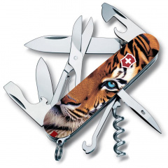 Складной нож Victorinox Climber Animal 91 мм 15 функций Тигр (1.3703_F1030pw) Вознесенськ