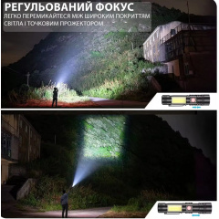 Фонарик Solve 600 Лм USB KT6008008 Вінниця