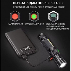 Фонарик Solve 600 Лм USB KT6008008 Вінниця