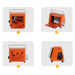 Газовый обогреватель Lesko BRS-H23 Orange Бердичів