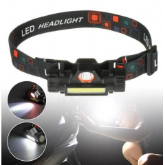 Налобный фонарь со встроенным магнитом BL-872-XPE+СOB Black MicroUSB Feel Fit Гуляйполе