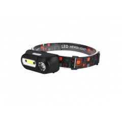 Фонарик налобный аккумуляторный Bailong BL-1801A /1804A COB XPE + сенсор движения (1756375754) Бердичев