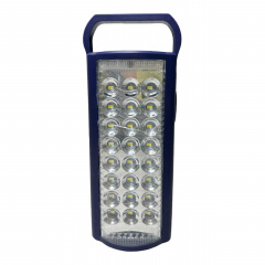 Ручной светильник кемпинговый аккумуляторный Almana KP-6324 24 LED с павербанком синий (1936348254) Оріхів