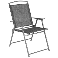 Стулья кемпинговые Saska Garden 55 x 68 x 91 см 2 шт Серый (1055138) Бердичів