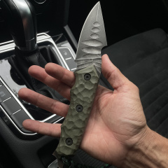 Нож туристический Gorillas BBQ Крыса сталь 50х14мф KN89 Оливковый (5176) Южноукраинск