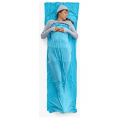Вкладыш в спальник Sea To Summit Breeze Liner Insect Shield Rectangular w/ Pillow Sleeve Синий (1033-STS ASL031081-251608) Броди