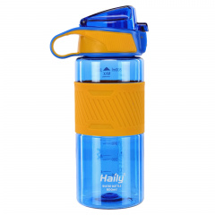Бутылка для воды No Brand HAILY HL-8223 800 мл Сине-оранжевый Орехов