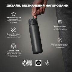 Бутылка для воды ION8 Vacuum Insulated 500 мл Grey (I8TS500GRY) Володарськ-Волинський
