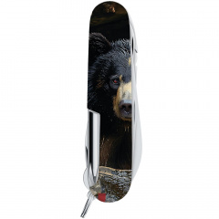 Складной нож Victorinox Fieldmaster Animal 91 мм 16 функций Черный медведь (1.4713.3_F1100pw) Вознесенськ