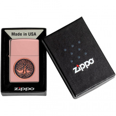 Зажигалка бензиновая Zippo Tree Of Life Emblem (49638) Королево