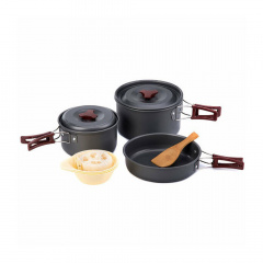 Набор посуды Naturehike 3-4 NH NH15T203-G 5 предметов Серый (2322679017) Гуляйполе