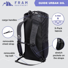 Рюкзак Fram Guide Urban 30 L Black (1044-id_6981) Доманёвка
