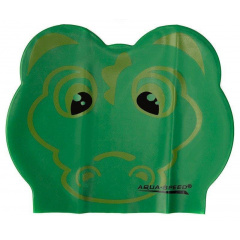 Шапочка для плавания Aqua Speed Zoo Latex Crocodile Зеленый One Size (1000-116-crocodile) Днепр