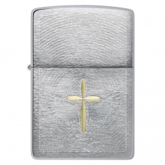 Зажигалка бензиновая Zippo Spiritual Cross Design Серебристый (46479) Шепетівка