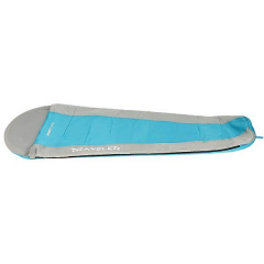 Спальник туристический Enero Traveler 210x80/50см Голубо-серий (1054346) Нововолинськ