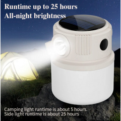 Фонарь кемпинговый SuperFire Solar T22 300 Lumen IP44 Белый (2507744603) Кропива