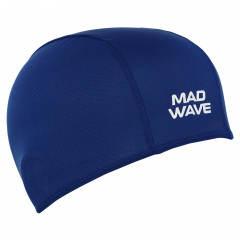Шапочка для плавания текстильная MadWave POLY II M052103 Темно-синий Бердичів