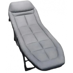Раскладная кровать No Brand Комбат Jet Folding-Bed кресло-лежак с подушкой и матрасом до 150 кг 180х60х30 см Серый (2104618498) Оріхів