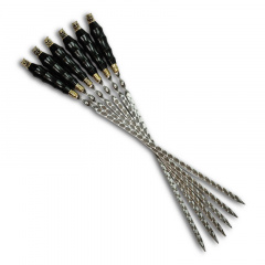 Шампура для шашлыка Gorillas BBQ Волк с деревянной ручкой SKK61 45 см 6 шт (5433) Дубно